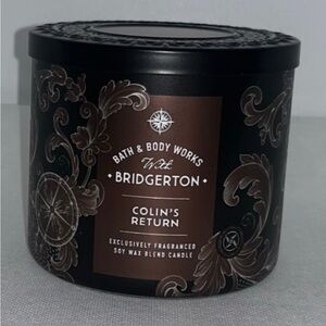 Bath & Body Works Black and Brown Candle Luxurious Design